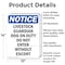Signmission Livestock Guardian Dog On Duty OSHA Notice Sign, Aluminum, 10in W x 14in L, 2PK OS-2PACK-NS-A-1014-V-14021 - alternate 3